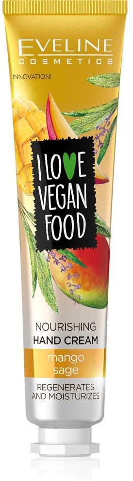 I Love Vegan Food Nourishing Hand Cream  Mango & Sage 50ML
