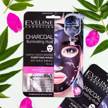 Load image into Gallery viewer, Charcoal  Deeply Moisturizing  Face Sheet Mask
