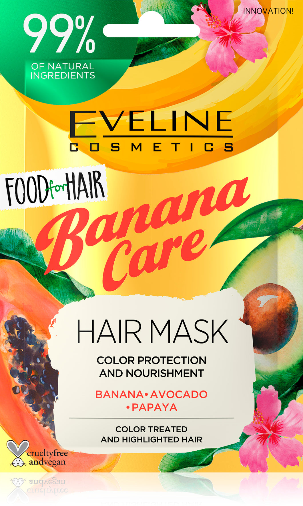Food For Hair Banana  Care Hair Mask 20ML colour Treated Hair