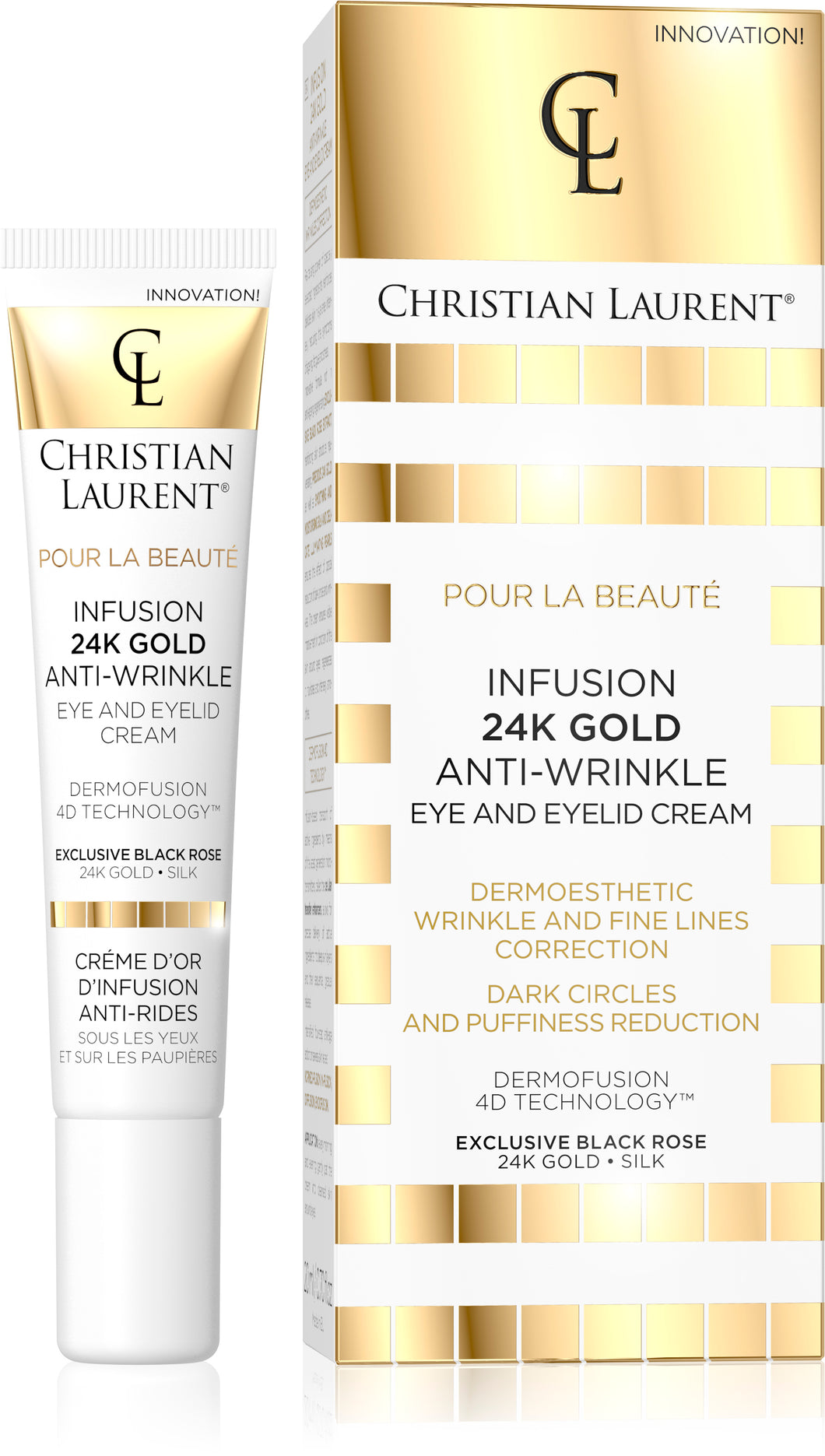 Christian Laurent Infusion 24K Gold Anti-Wrinkle Under-Eye & Eyelid Cream