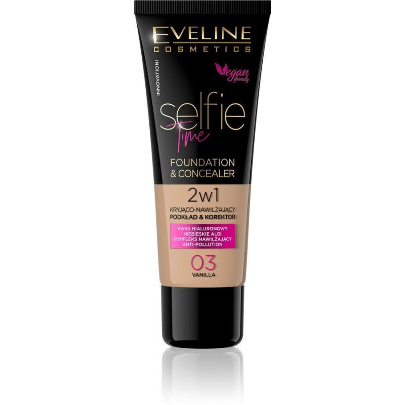 Selfie Time Foundation & Concealer 03 Vanilla 30ML